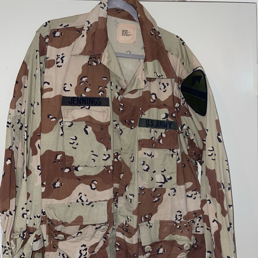 Army fatigue coat